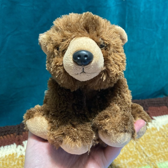 Wild Republic Brown Grizzly Bear Plush Stuffed Animal Cub - Picture 1 of 15